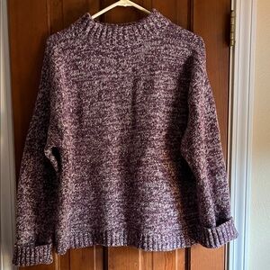 Toad&Co Marled Purple Women's Turtleneck Sweater